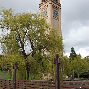 Great Northern RR clock tower