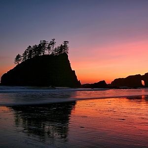Second Beach sunset