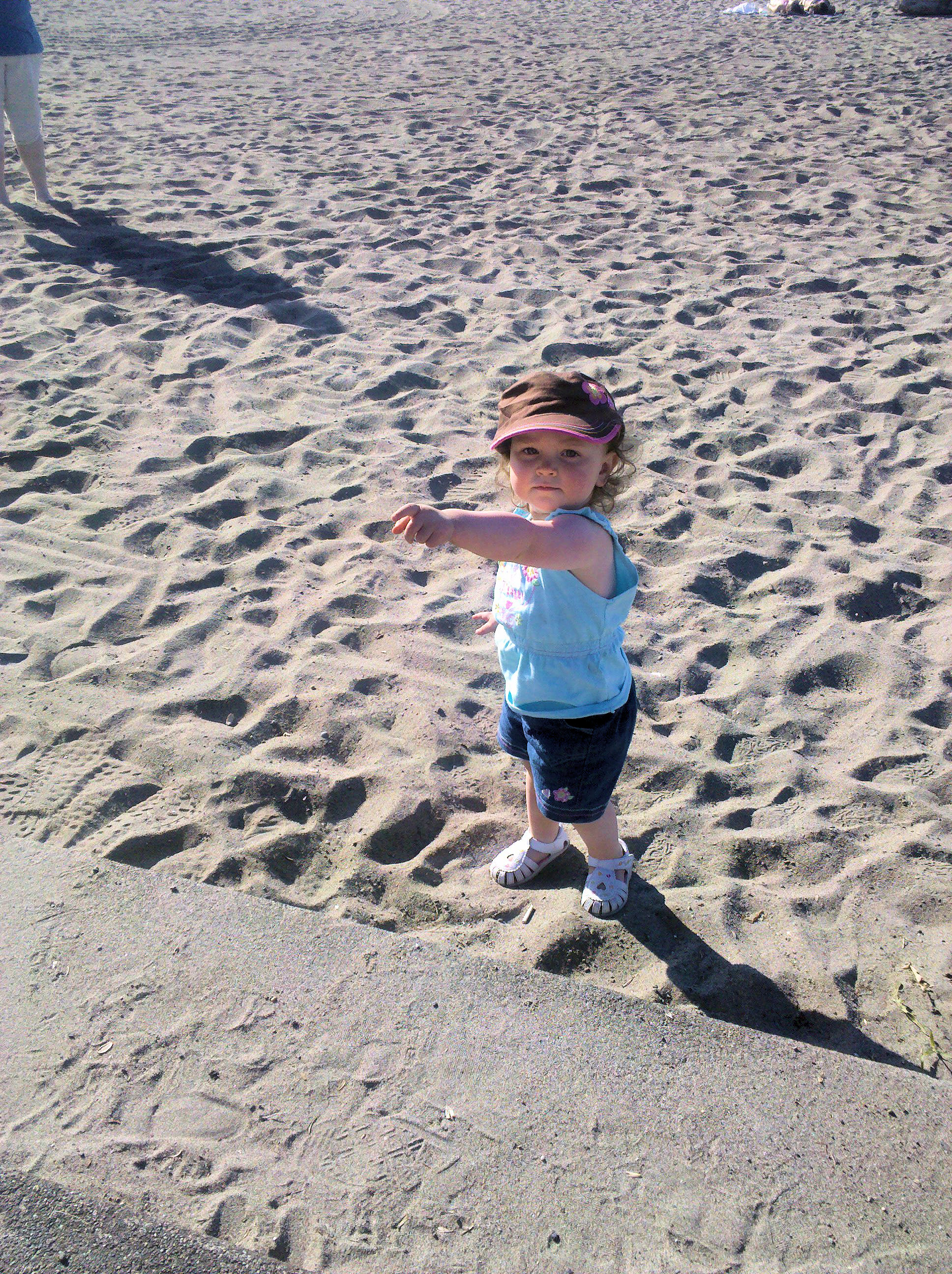 Little Girl on Big Beach