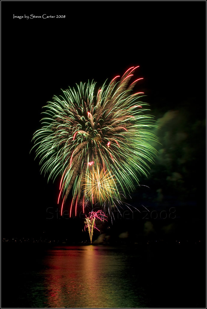 Quartermaster Harbor Fireworks