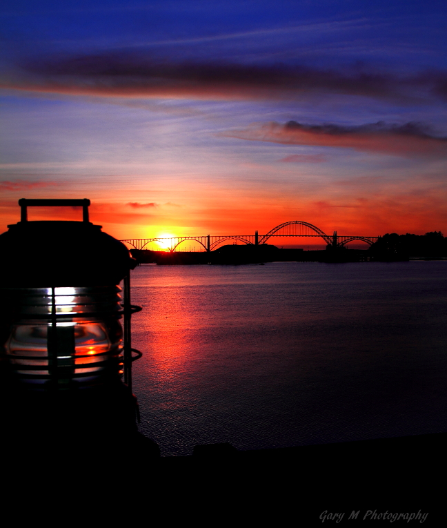 Sunset in Newport