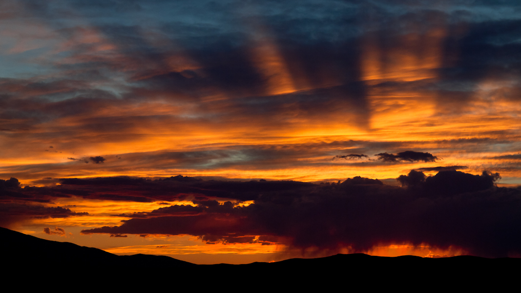 Sunset over Winnemucca, Nevada