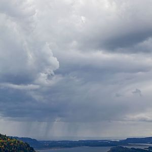An Autumn Squall in the Columbia Gorge